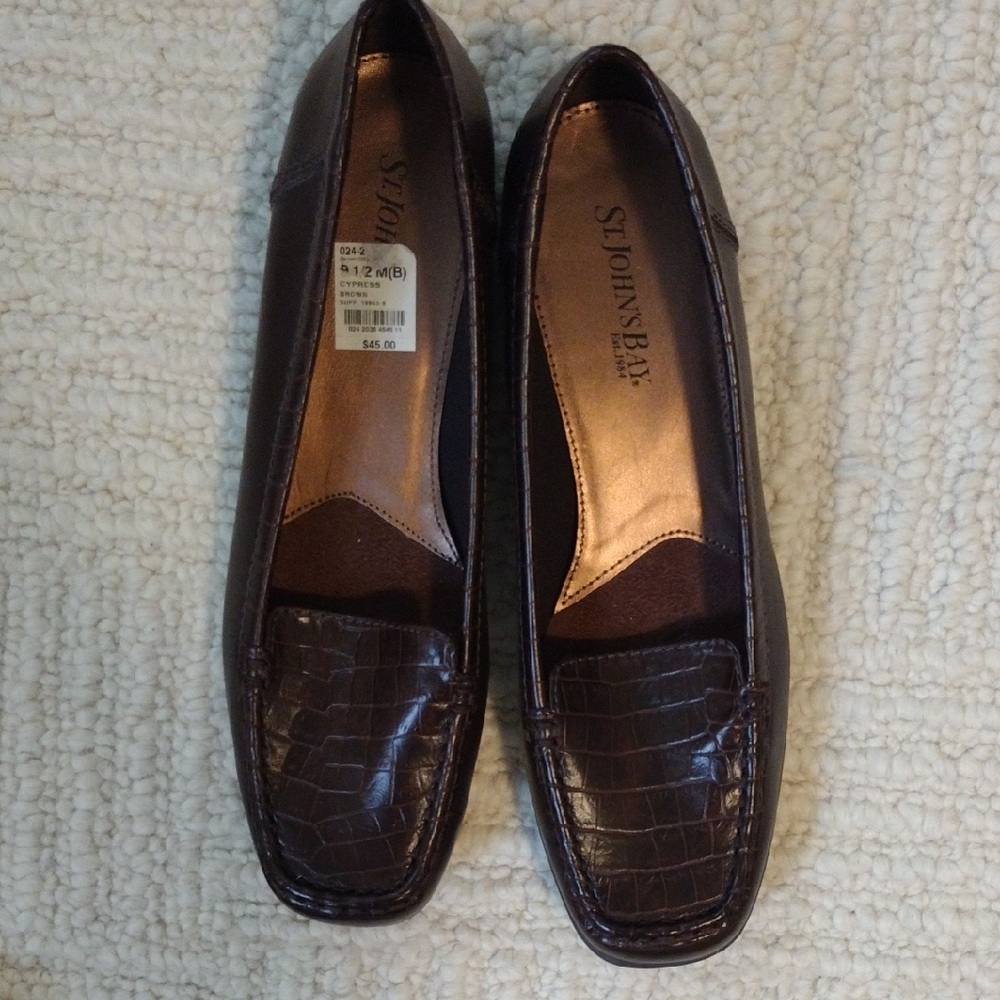 St. John Brown Loafers for Women
